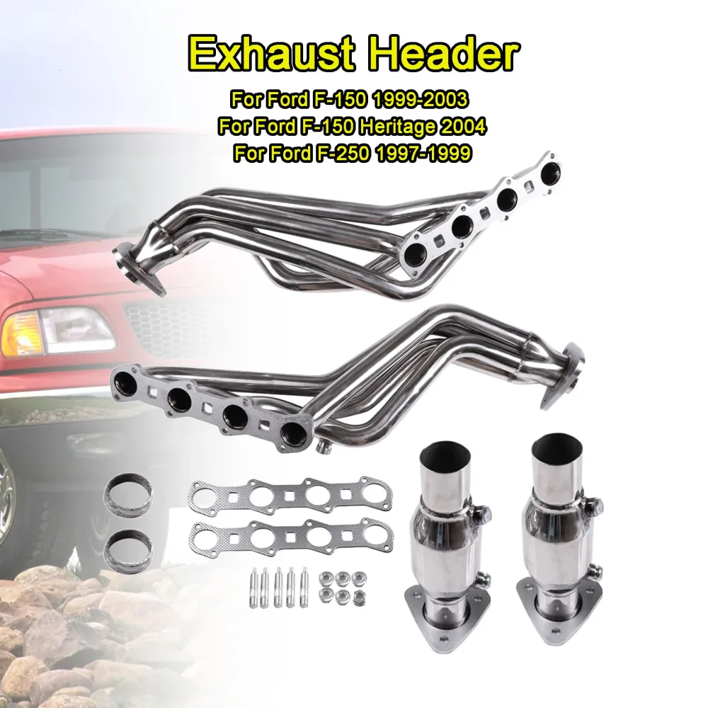 Cabeçalho de corrida do coletor de escape Ford F-150 1999-2003 FIT FORD F-150 2004