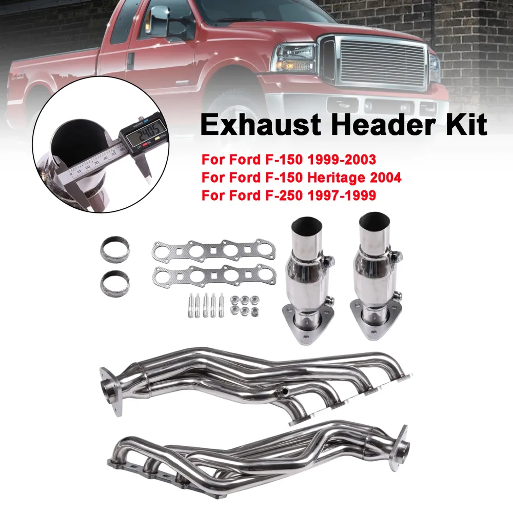 Cabeçalho de corrida do coletor de escape Ford F-150 1999-2003 FIT FORD F-150 2004