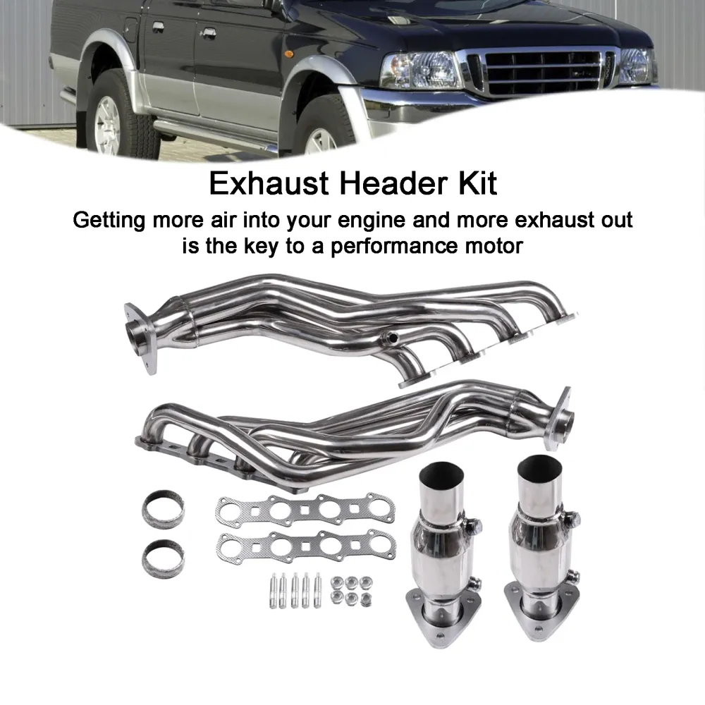 Cabeçalho de corrida do coletor de escape Ford F-150 1999-2003 FIT FORD F-150 2004
