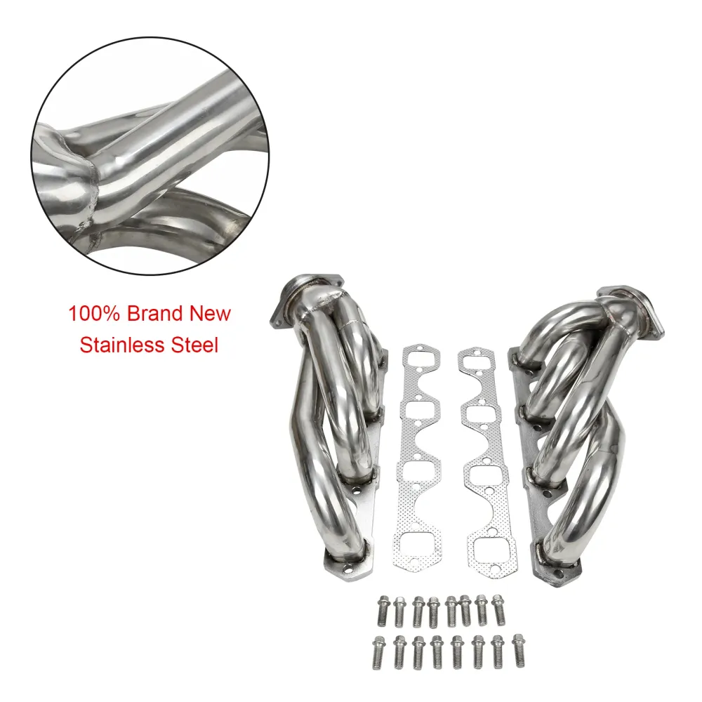 Cabeçalhos do coletor de exaustão de ço inoxidável FIT MUSTANG 5.0 V8 GT/LX/SVT 1979-1993