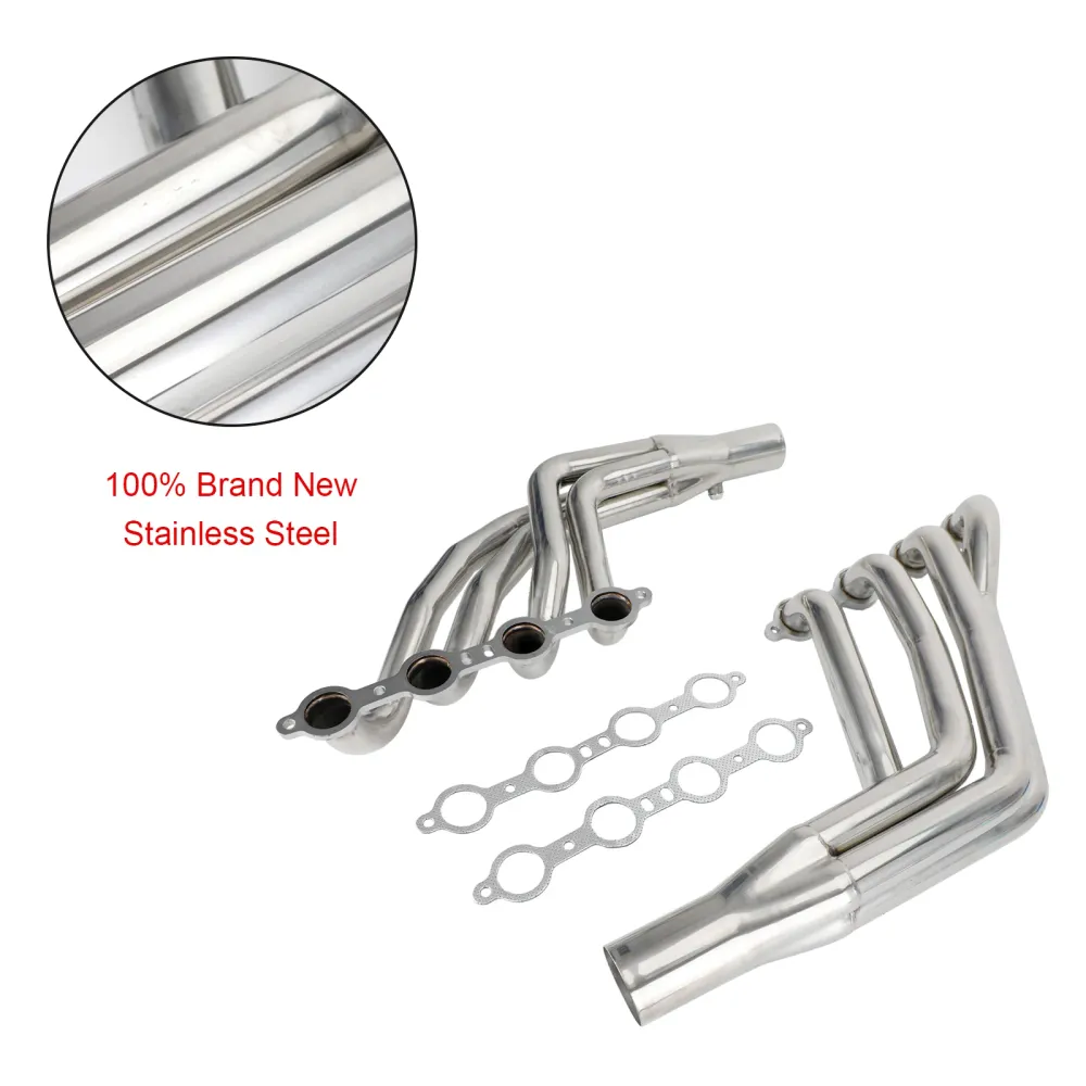 Cabeçalhos de exaustão de conversão LONGTUBE Chevrolet Camaro 67-69 Nova V8 68-74