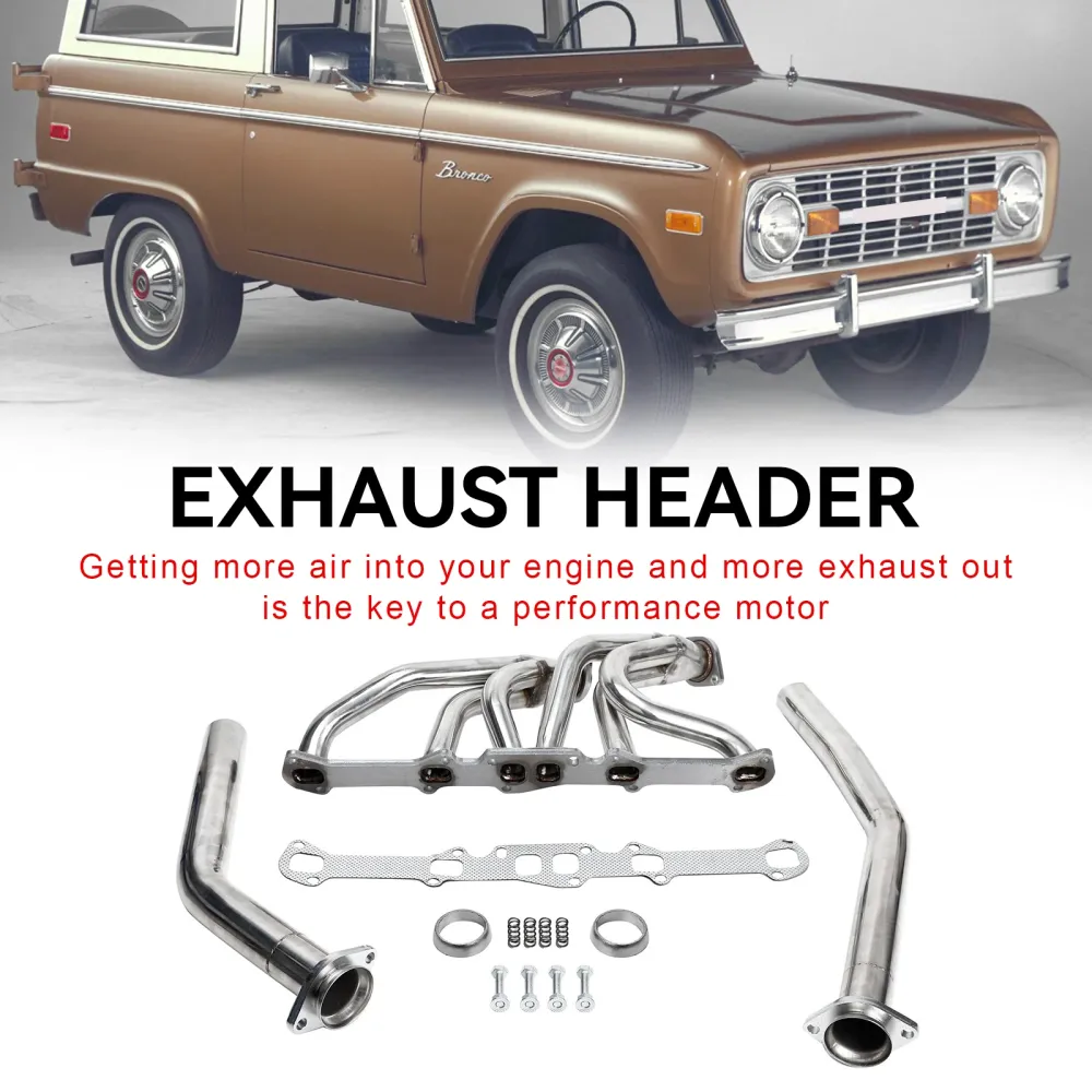 Cabeçalhos de exaustão de ço inoxidável Ford Ford Mustang Fit Mercury 144/170/200/250