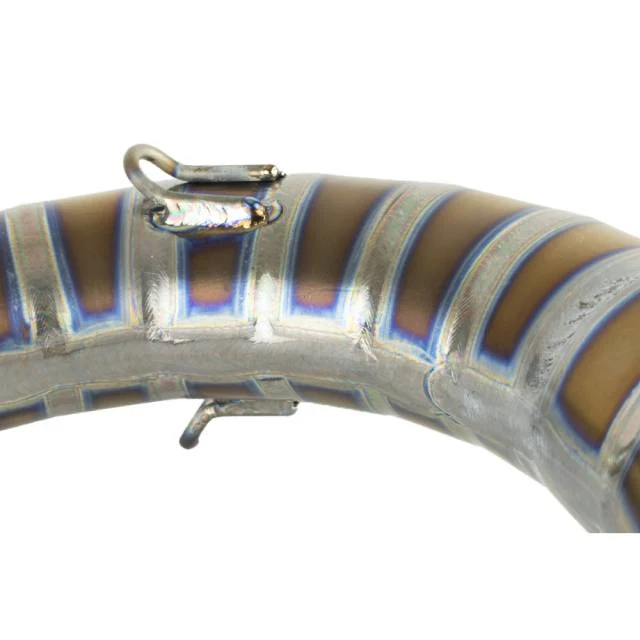 Cachecol de escape titânio bronze KRM Derbi 100-115cc