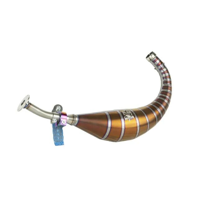 Cachecol de escape titânio bronze KRM Minarelli AM6 100-115cc