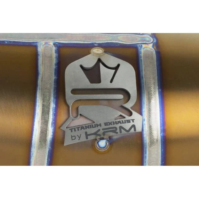 Cachecol de escape titânio bronze KRM Minarelli AM6 100-115cc