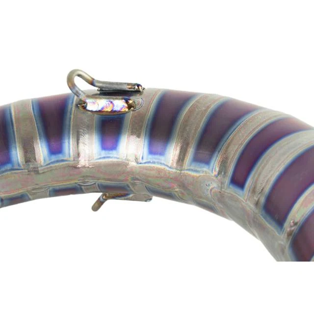 Cachecol de escape titânio violeta KRM Derbi 90-100cc