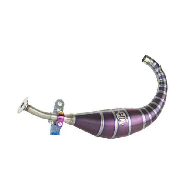 Cachecol de escape titânio violeta KRM Derbi 80-90cc