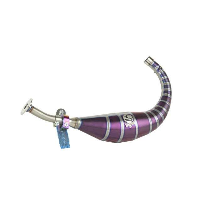 Cachecol de escape titânio violeta KRM Minarelli AM6 70-80cc