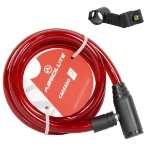 Cadeado Bike Moto Estepe Absolute 1,0mx12mm - Com Chave