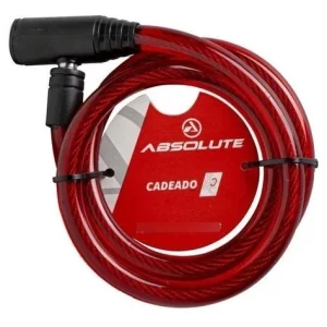 Cadeado Bike Moto Estepe Absolute 1,0mx6mm - Com Chave