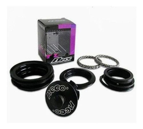 Caixa Direção Aheadset Mega Over H142 Neco P/ Bike 1.1/8