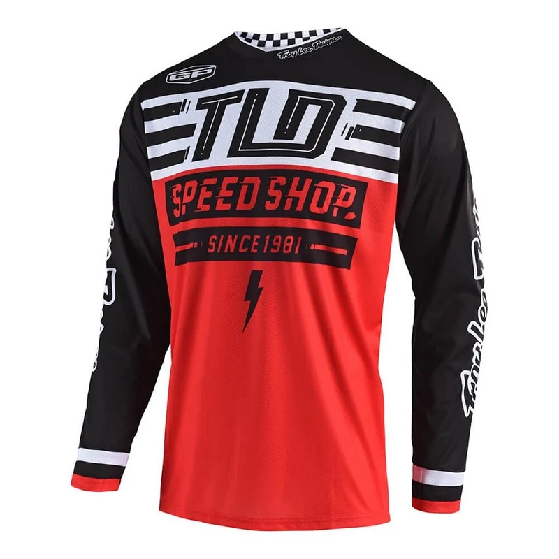 Camisola TROY LEE DESIGNS GP AIR BOLT Vermelho 2019 - Tamanho XL