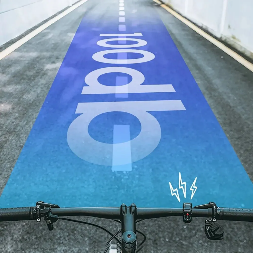 Campainha de bicicleta em forma de Q