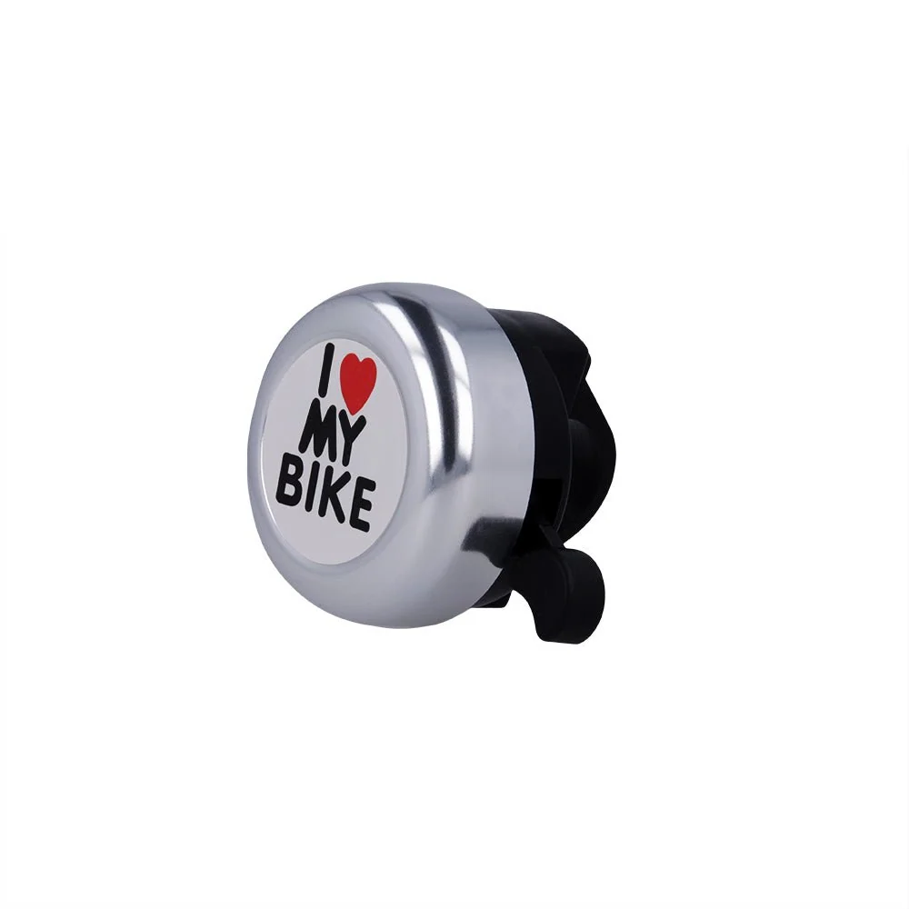 Campainha de bicicleta I love my bike Forever Outdoor – Prateada