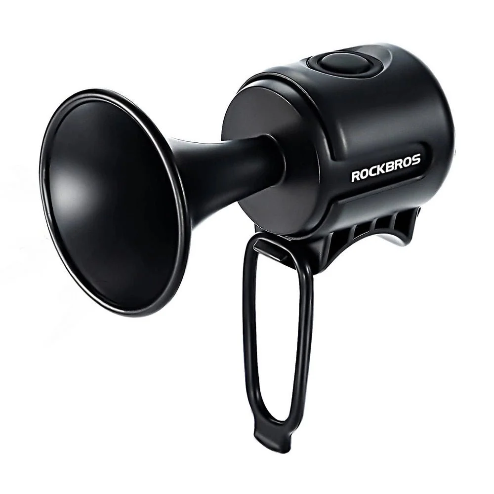 Campainha eletrónica para bicicleta Rockbros 34210002001 - Preta