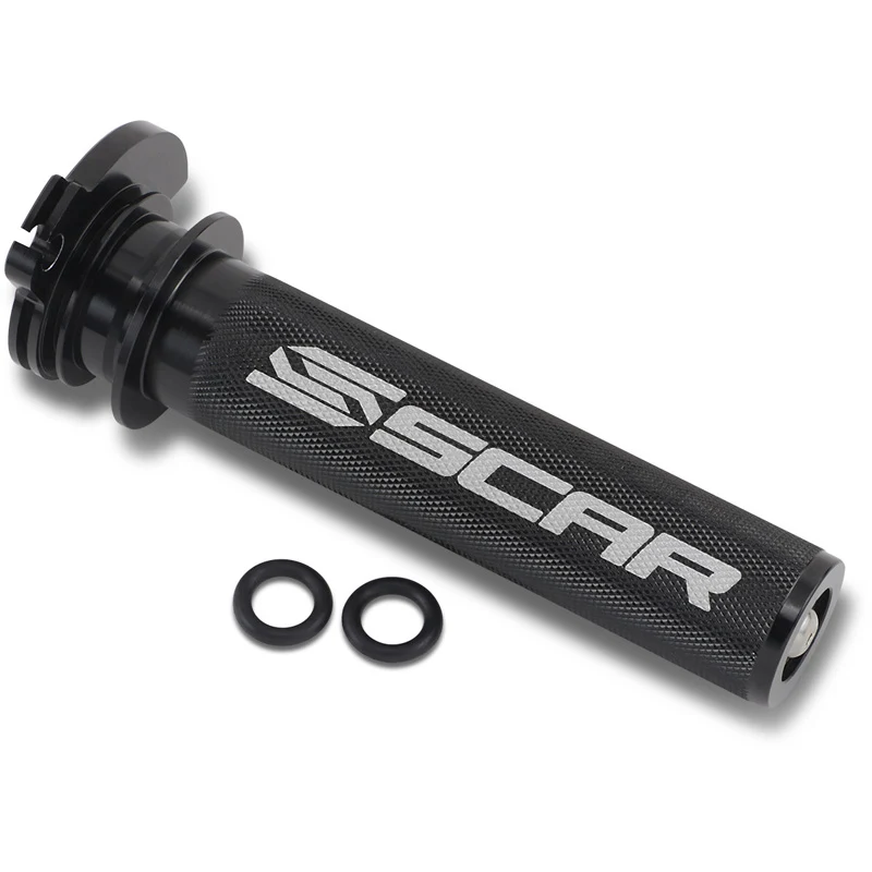 Cana de Acelerador em Alumínio SCAR KTM SX 50 12-21, SX 65 02-21, HUSQVARNA TC 50 17-21, TC 65 17-21 Preto