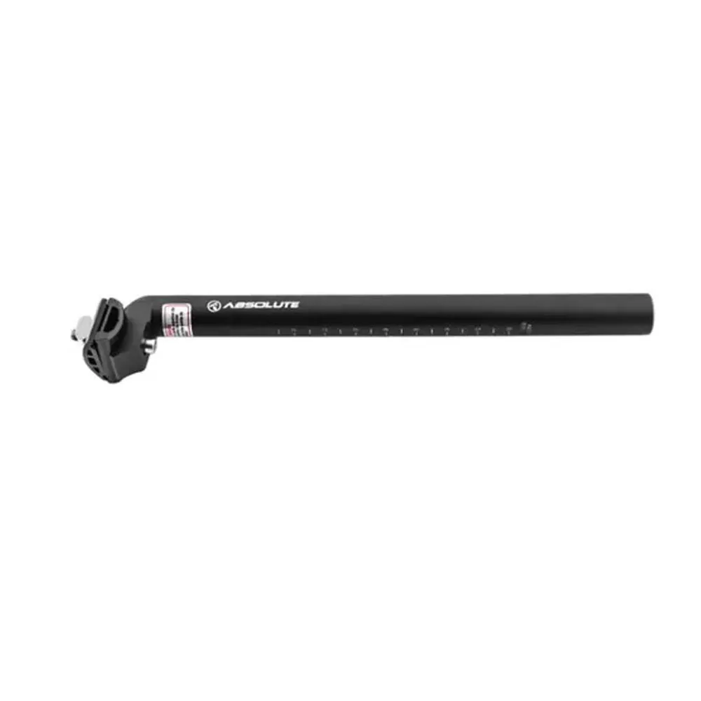 Canote Selim Absolute Alumínio Preto 25.4 C/carrinho P/bike