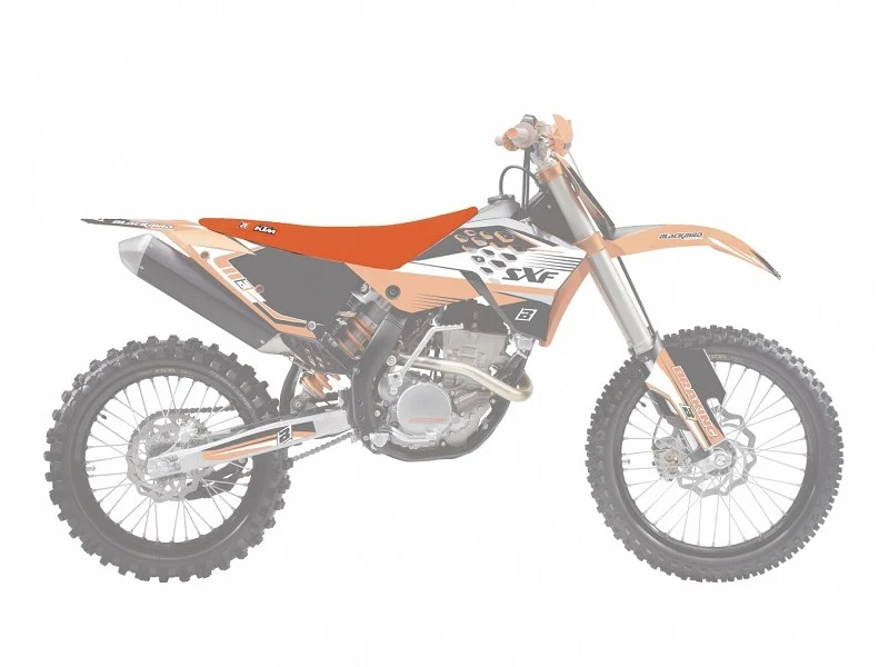 Capa de Assento BLACKBIRD DOUBLE GRIP 3 para KTM SX/SXF 07-10 e EXC/EXC-F 08-11