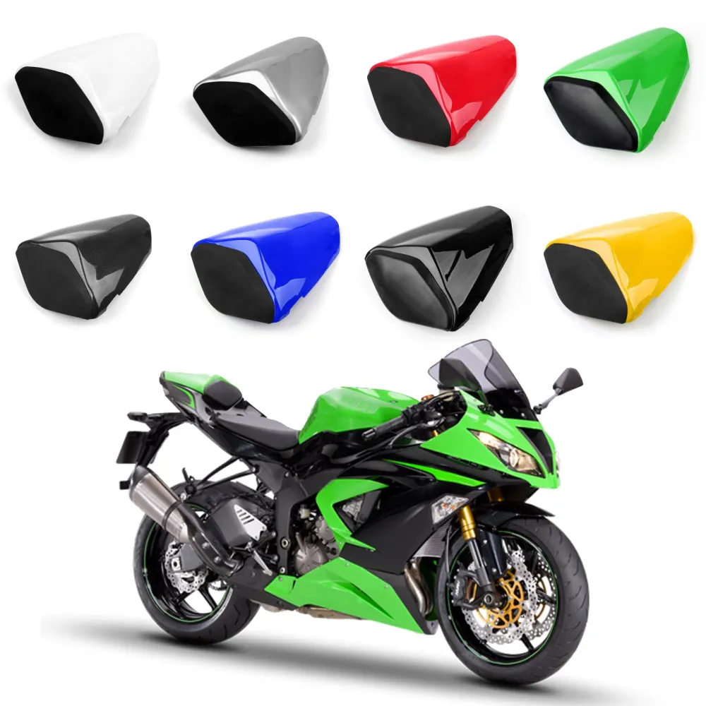 Capa de carenagem do banco traseiro capuz para kawasaki zx6r zx 636 2009-2018 genérico