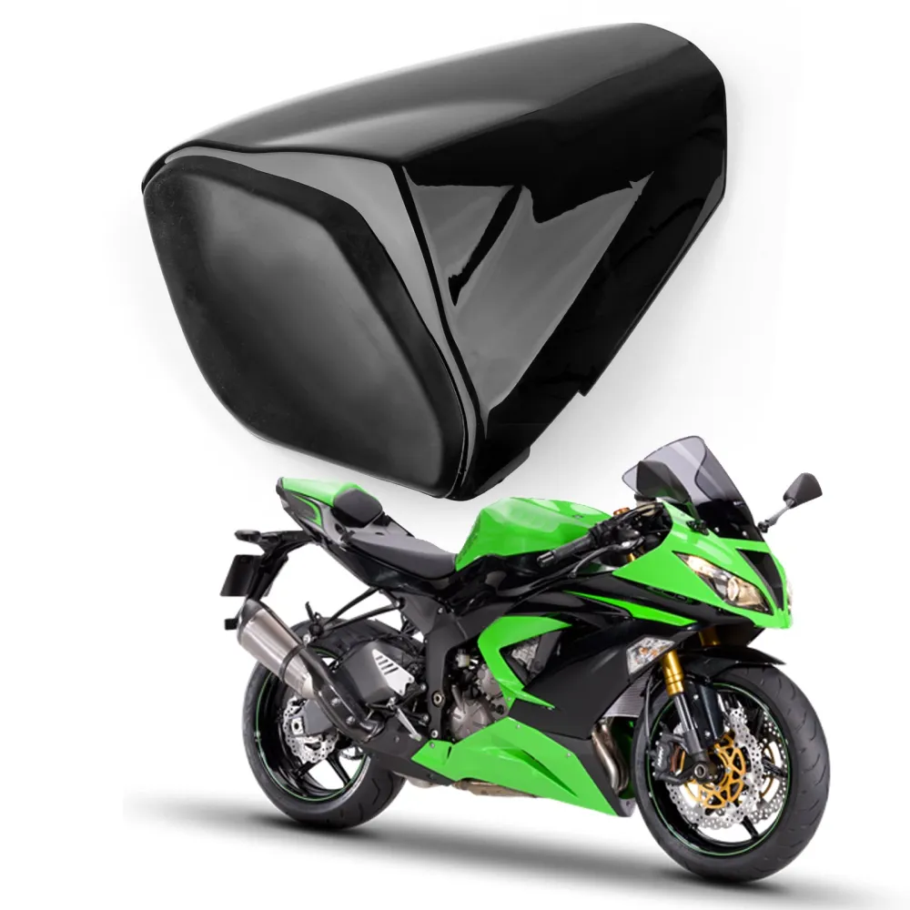 Capa de carenagem do banco traseiro capuz para kawasaki zx6r zx 636 2009-2018 genérico