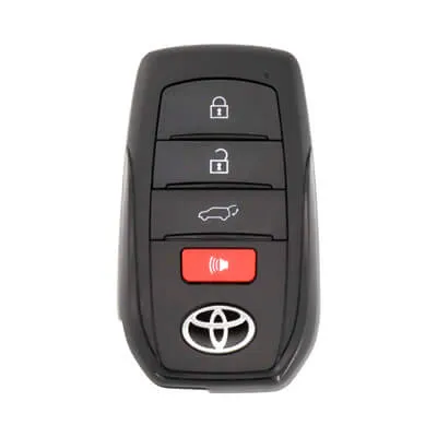 Capa de Chave Inteligente Toyota 2021-2025, 4Botões