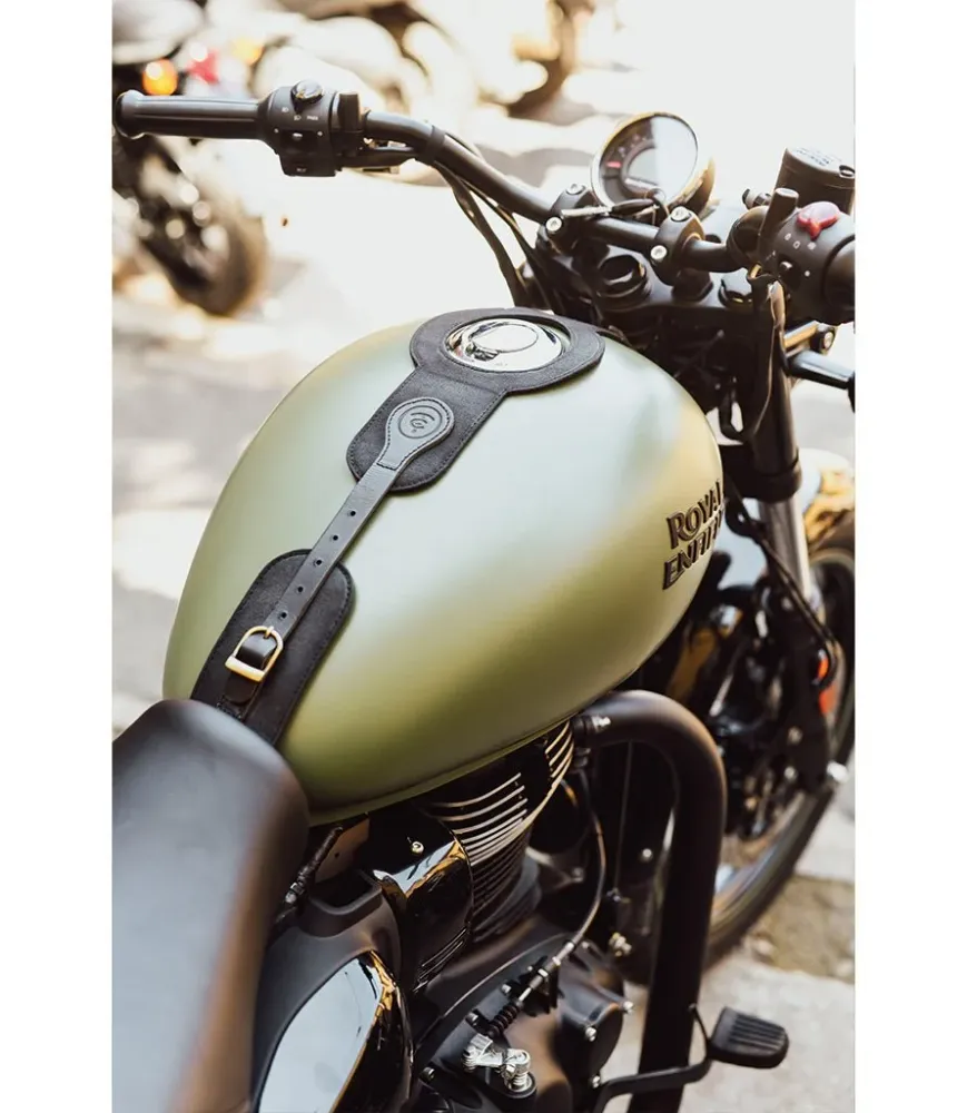 Capa de Tanque para Meteor 350 - Cafe Twin x Trip Machine - Preto