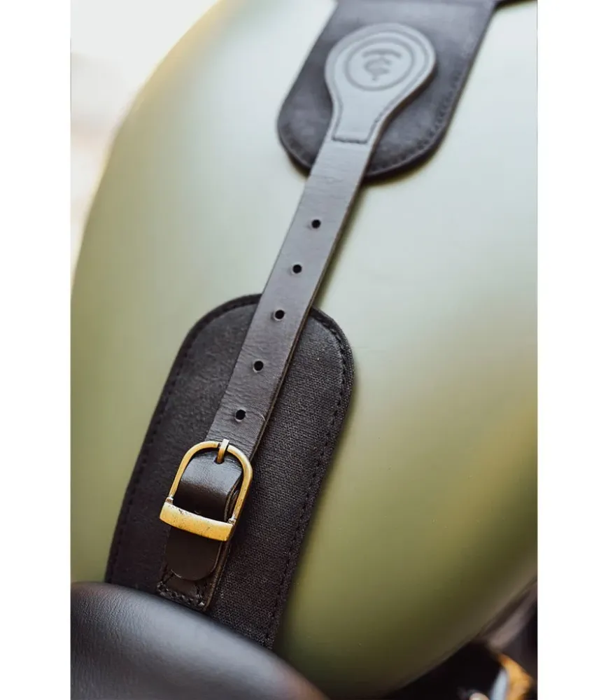 Capa de Tanque para Meteor 350 - Cafe Twin x Trip Machine - Preto