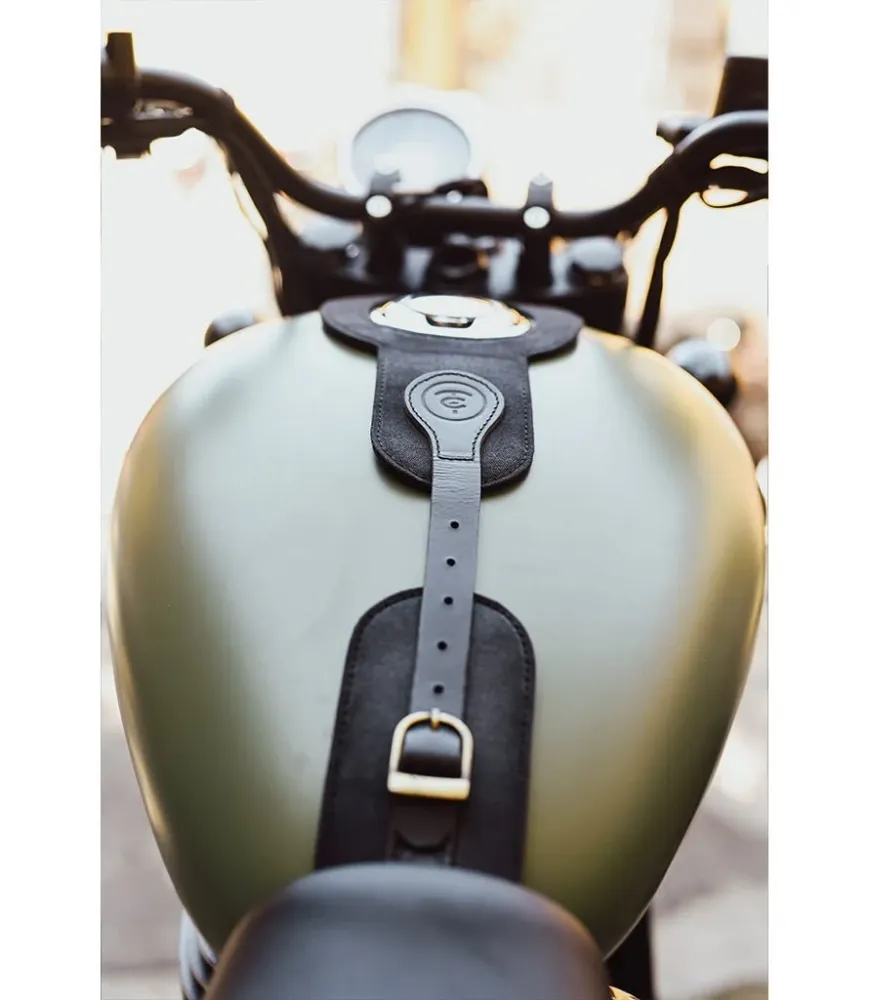 Capa de Tanque para Meteor 350 - Cafe Twin x Trip Machine - Preto