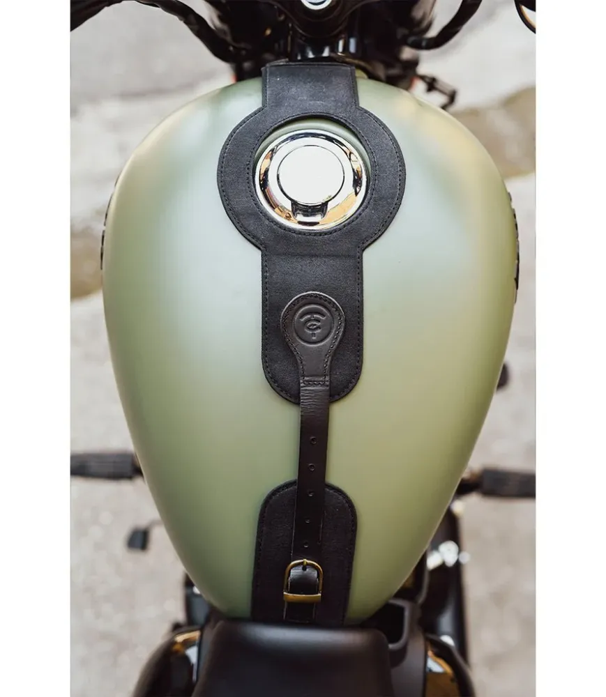 Capa de Tanque para Meteor 350 - Cafe Twin x Trip Machine - Preto
