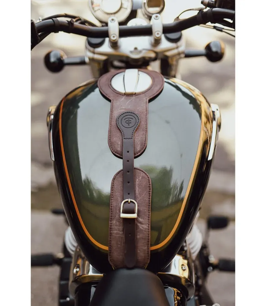 Capa de Tanque para Super Meteor 650 - Cafe Twin x Trip Machine - Castanho