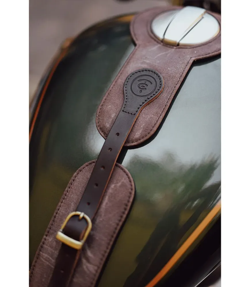 Capa de Tanque para Super Meteor 650 - Cafe Twin x Trip Machine - Castanho