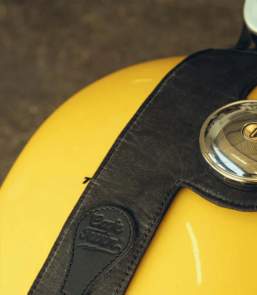 Capa de Tanque Preto para Triumph - Cafe Twin x Trip Machine