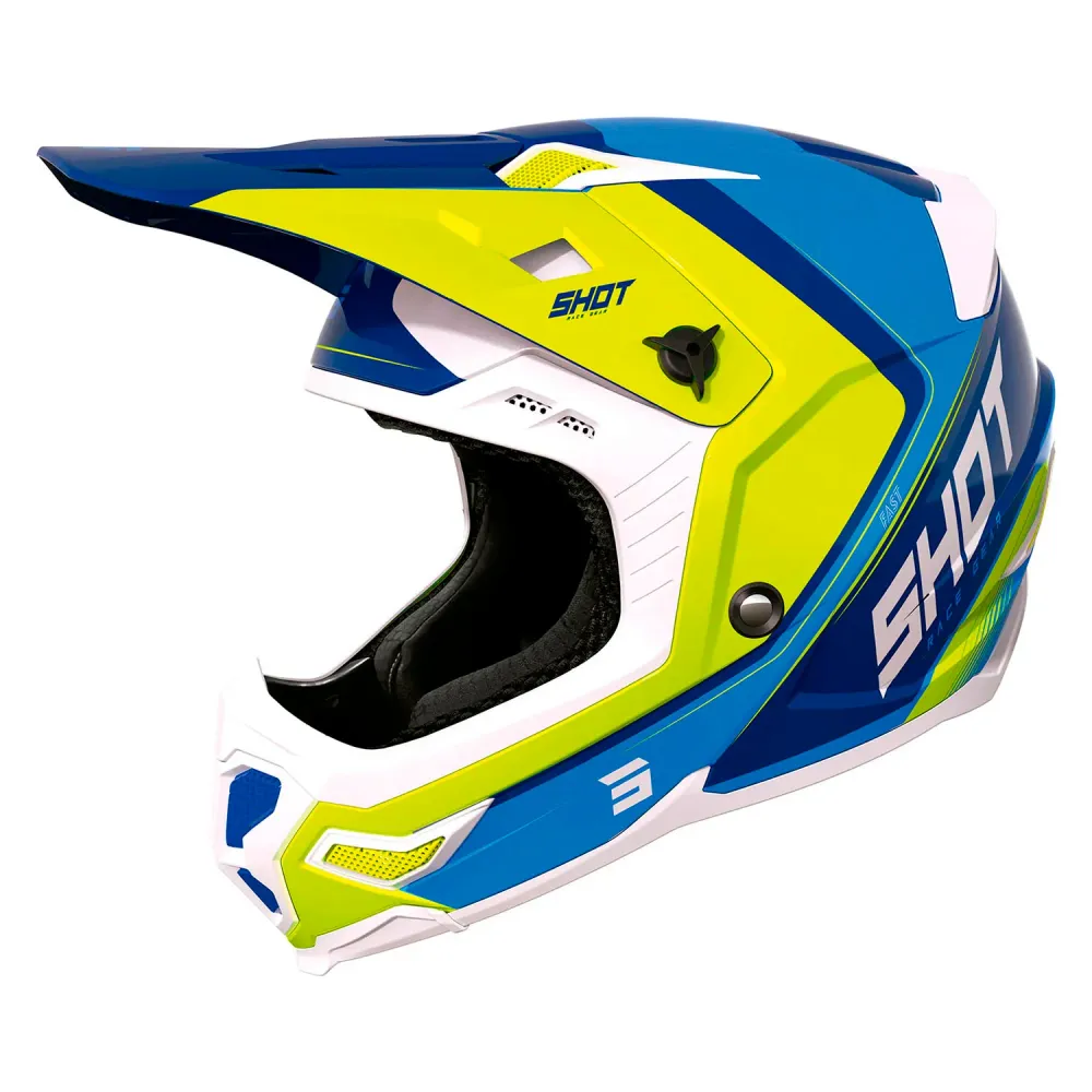CAPACETE SHOT CORE FAST AZUL PÉROLA