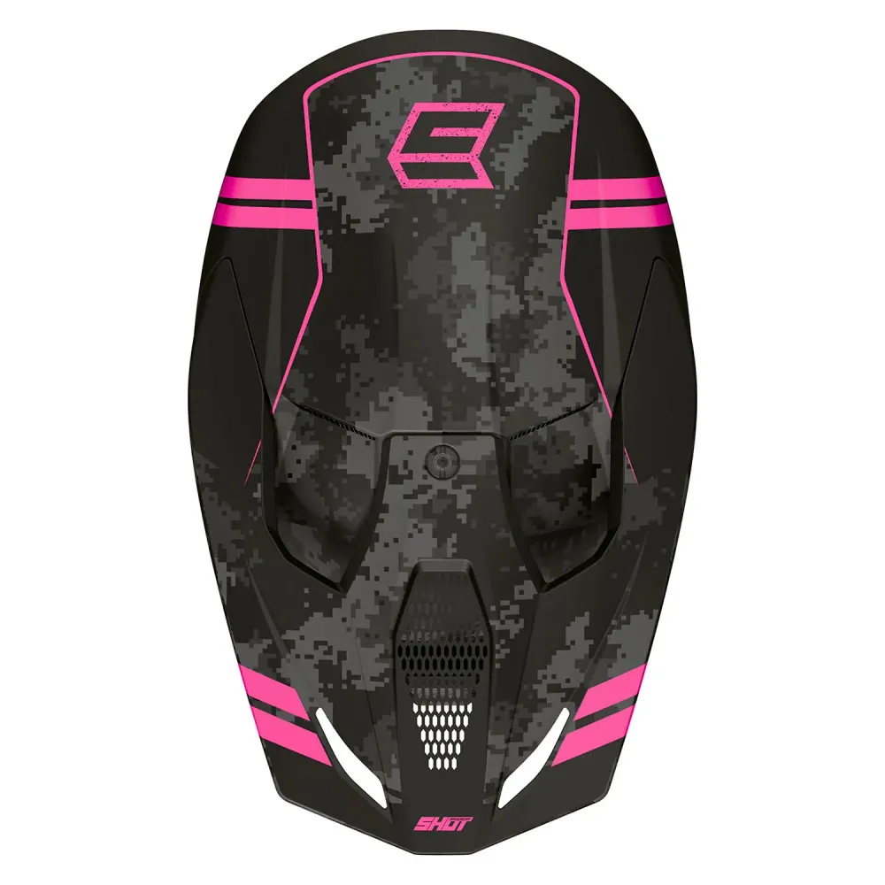CAPACETE SHOT FURIOUS ARMY ROSA MATE