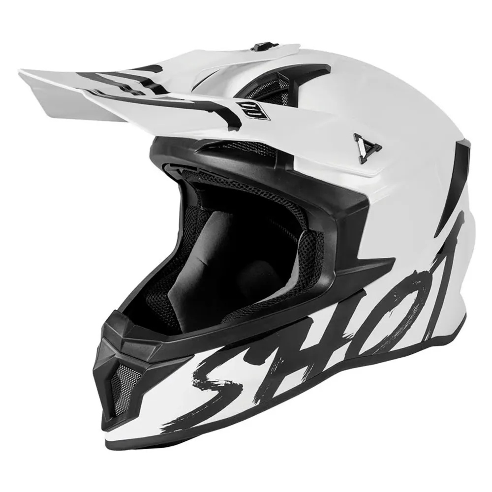 CAPACETE SHOT LITE SOLID BRANCO BRILHO