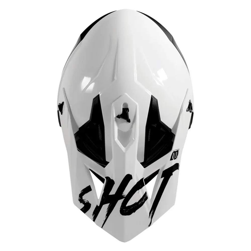 CAPACETE SHOT LITE SOLID BRANCO BRILHO