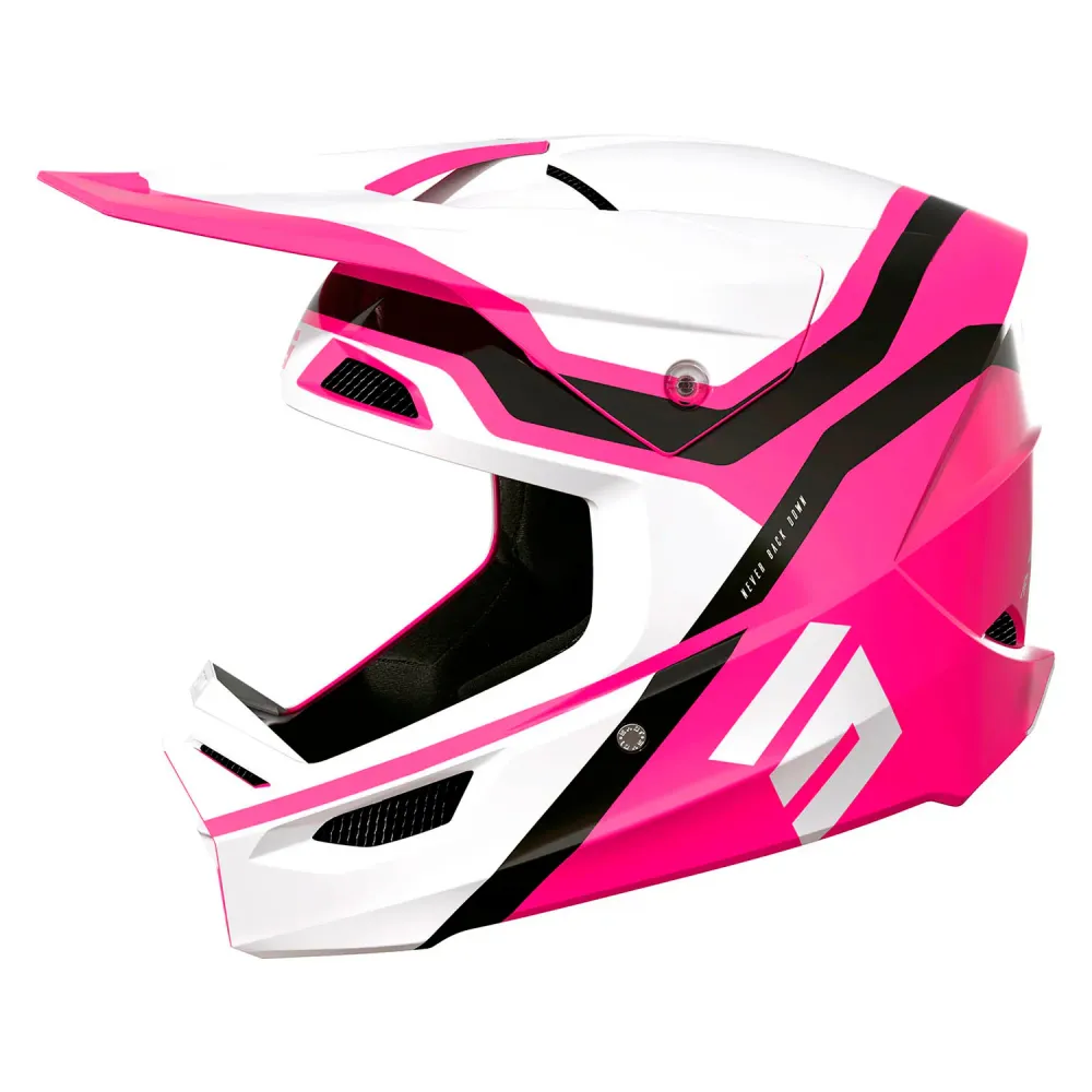 CAPACETE SHOT RACE SKY ROSA BRILHO