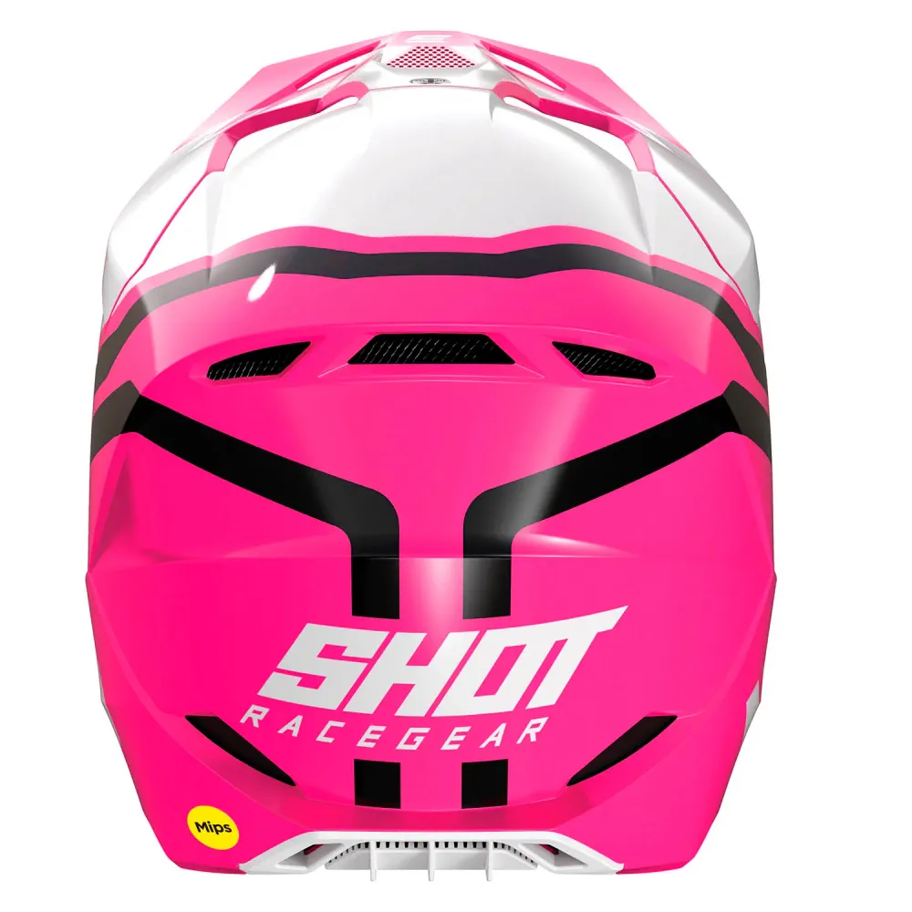 CAPACETE SHOT RACE SKY ROSA BRILHO