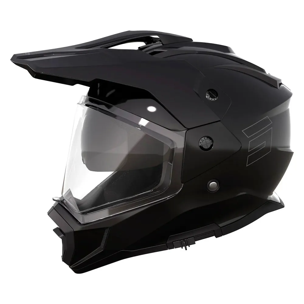 CAPACETE SHOT TREK SOLID PRETO BRILHANTE