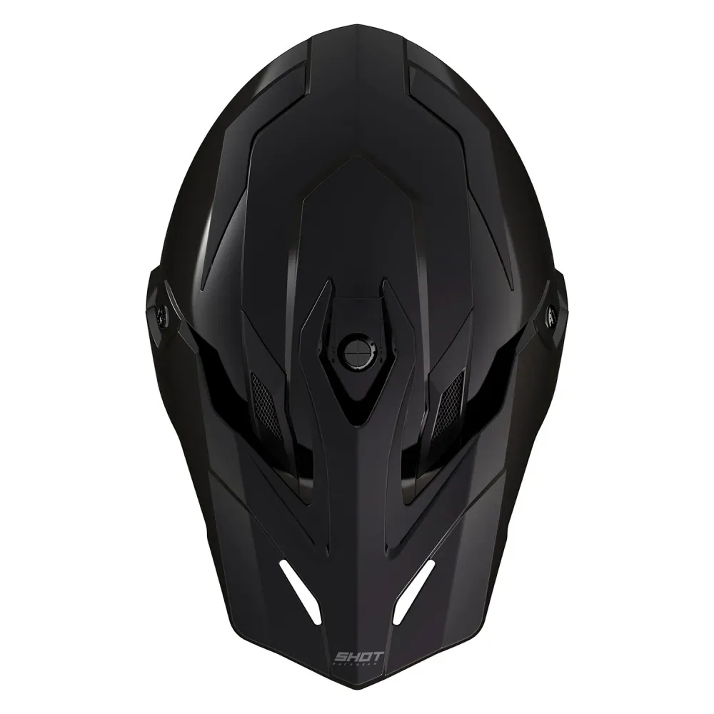 CAPACETE SHOT TREK SOLID PRETO BRILHANTE