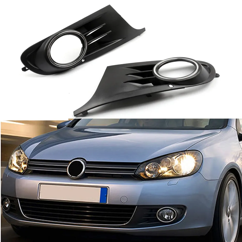Capas de grade leve de nevoeiro par para (10-14) VW MK6 Golf/Jetta Sportwagen Open Vent genérico
