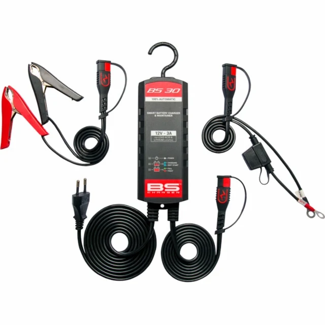 Carregador de bateria BS digital BS30 12V 3A automático