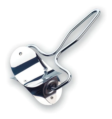 Carretilha Promate ço Inox Para Pasteis Cabo Cromado