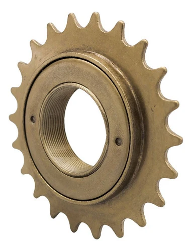 Catraca Bicicleta Roda Livre Bike 22 Dentes Esferada Dourada