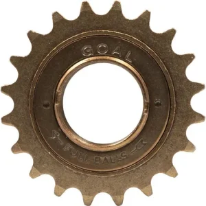 Catraca Roda Livre Bike 20 Dentes Toda Esferada Marrom Goal