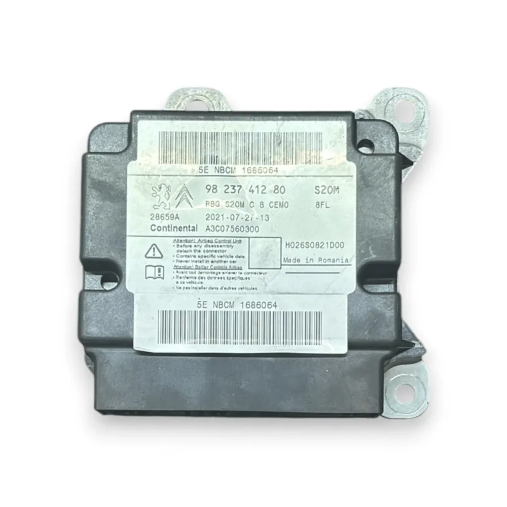 Centralina de airbag peugeot partner III cod:9823741280 (2018-)