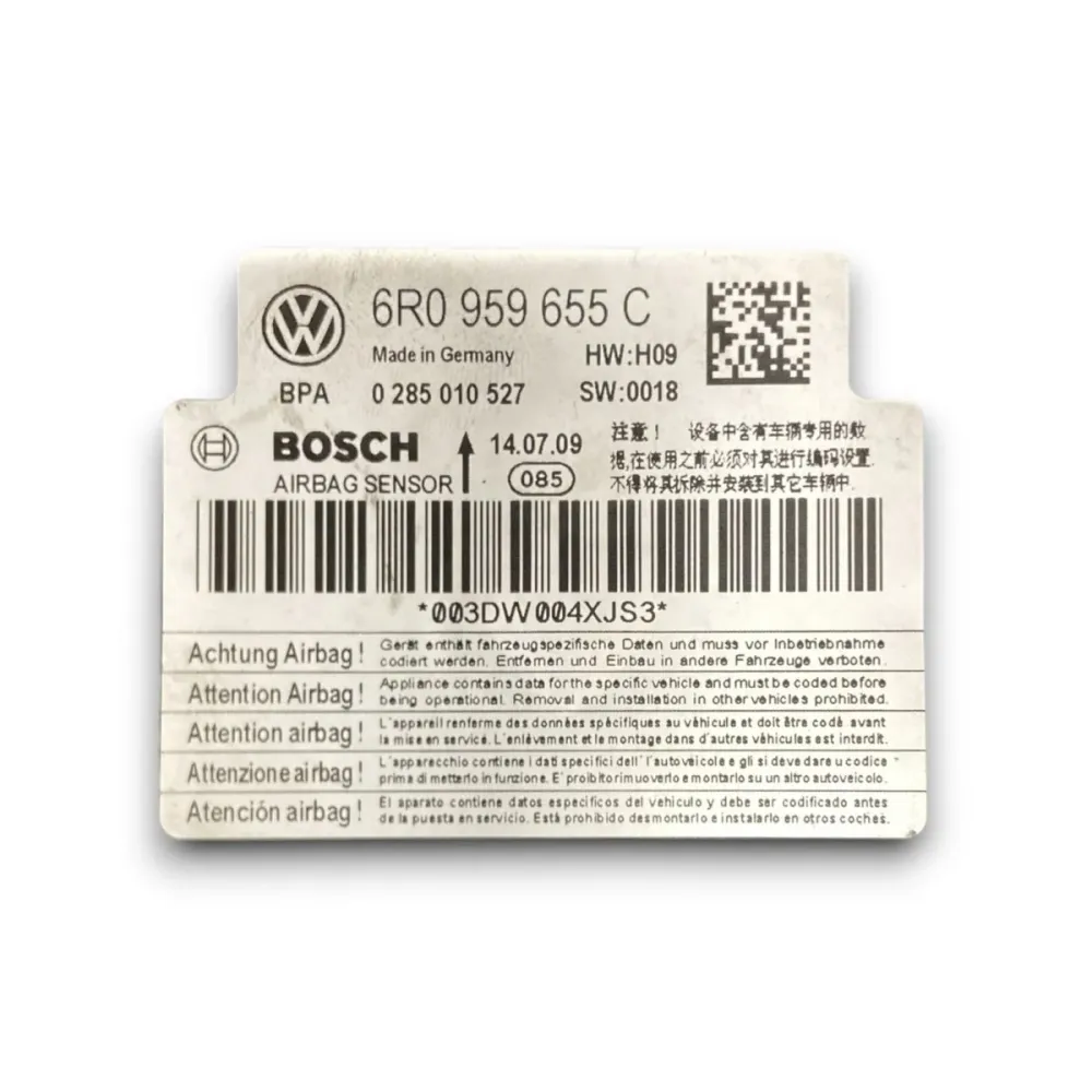 Centralina de airbag volkswagen polo V cod. 6r0959655c (2009 > 2017)