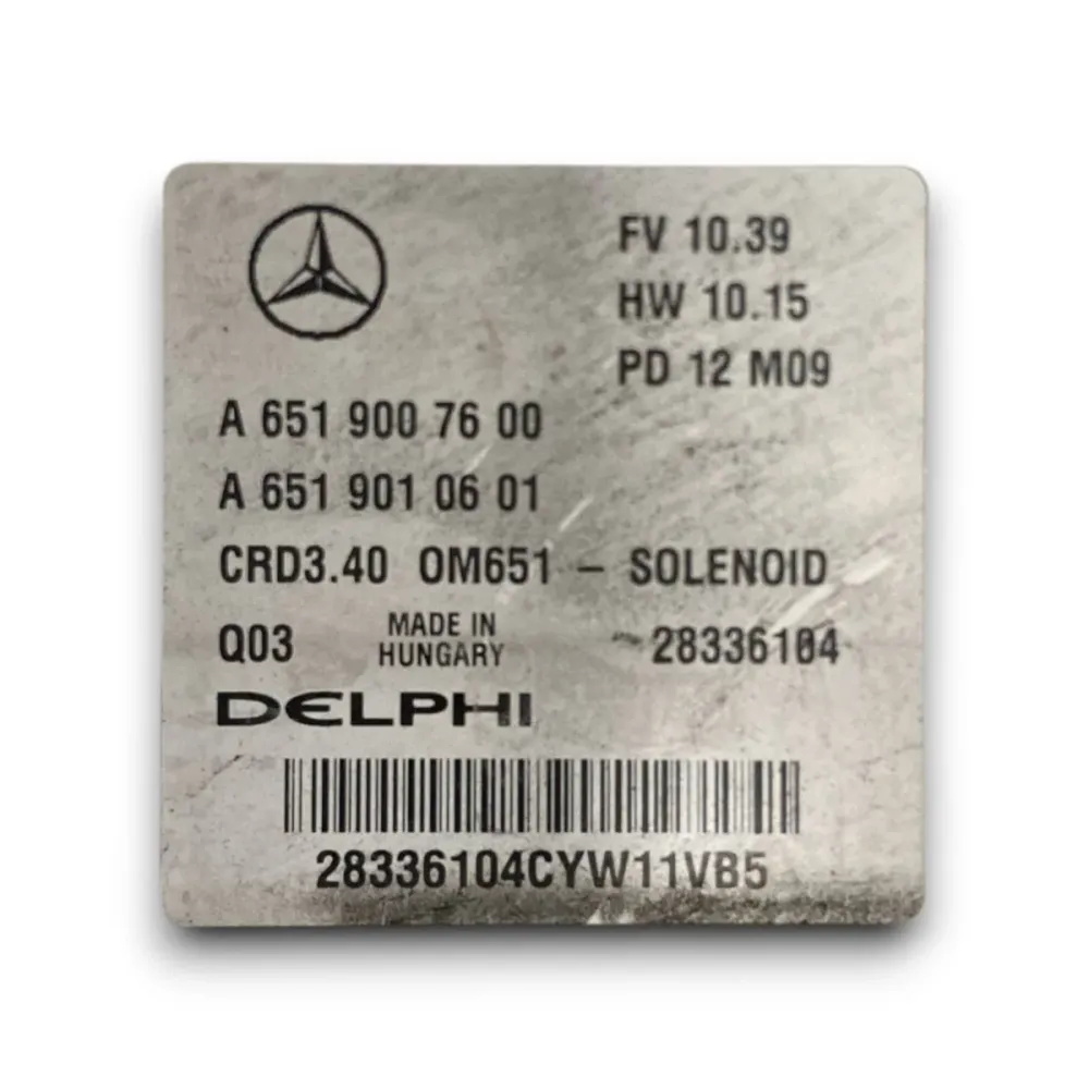 Centralina ECU motor mercedes benz classe b w246 cod. a6519007600 1.8 diesel (2001 > 2018)
