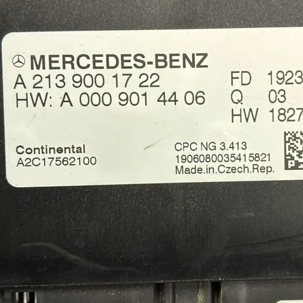 Centralina de mudanç automática mercedes benz classe w177 cod. A2139001722 (2018 > )