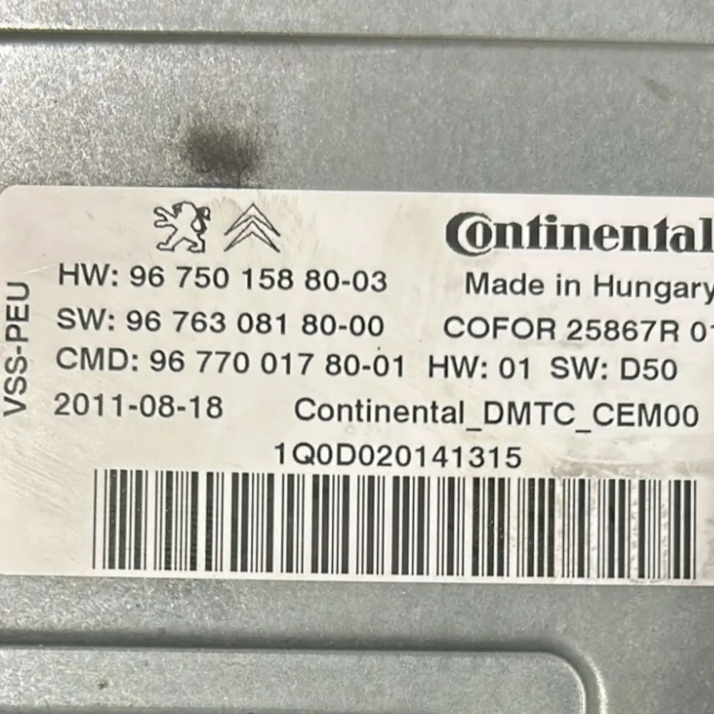 centralina Strat & Stop DS4 1.6 Diesel cod:9675015880-03 (2011 > 2018)